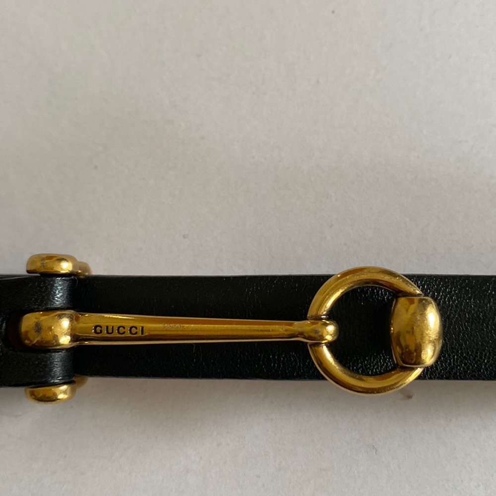 Gucci belt, black